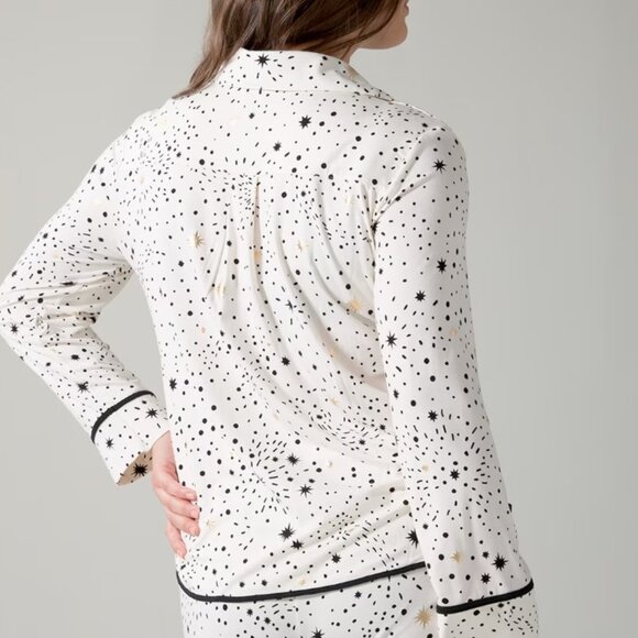 Soma Cool Nights Long Sleeve Pajama Top - Picture 2 of 9